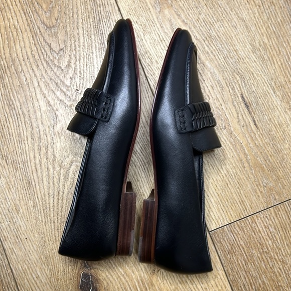 Veronica Beard Arlie Black Leather Loafers Size 7M - Picture 4 of 8